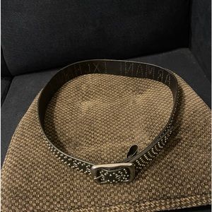 ARMANI EXCHANGED STUDED BELT